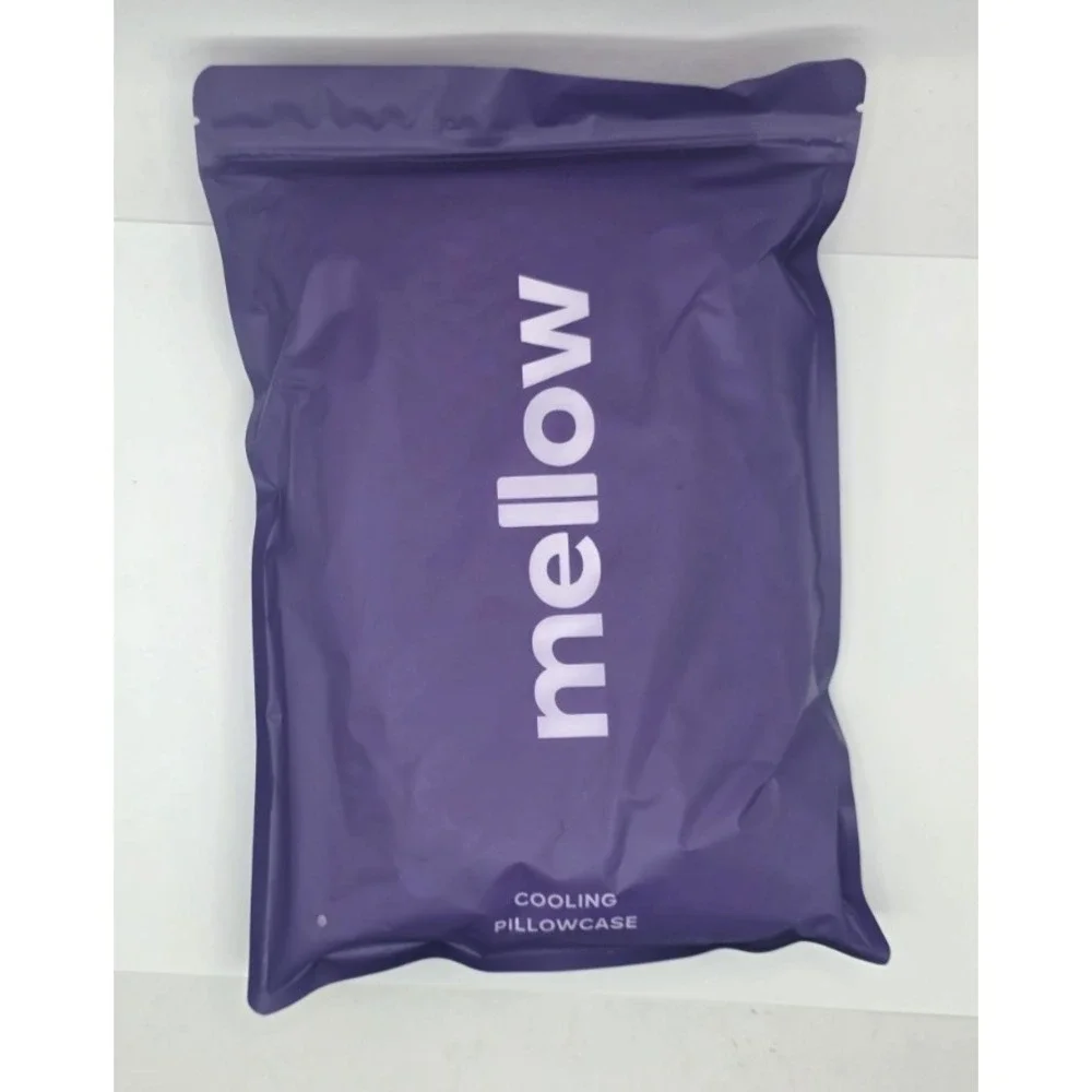 Mellow Cooling Pillowcases Size KING 2-Pack White Hypoallergenic Silky-Soft NEW
